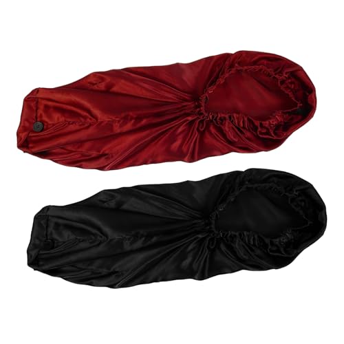 ARTSEWPLY �T�e�������O�i�C�g�L���b�v �����p�X���[�v�n�b�g ������h�~ ����������ѐ�� ���C�N���Ή� �ƒ�p�w�A�L���b�v �� �o�[�K���f�B �r���[�e�B�[�T�������� 2�Z�b�g