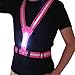 MODODO Cycling Outdoor Sports Night Work Visibility Reflective Vest Belt Adjustable Safe Vest for Night Running Cycling