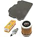 Produktbild Wartungspaket Luftfilter + Ölfilter + Zündkerze für Yamaha TW 125 TW 200 TW125 TW200 Trailway Baujahr 1987-2015