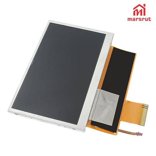 Image of Screen Replacement for PSP1000, LCD Display for Sony PSP 1000 1001 1002 1003 1004 Console Upgrade Fix Repair Backlight Part with Free Tools Handheld Touch Digitizer Assembly, Black