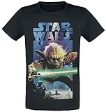 Star Wars Yoda - Póster para Hombre, Color Negro