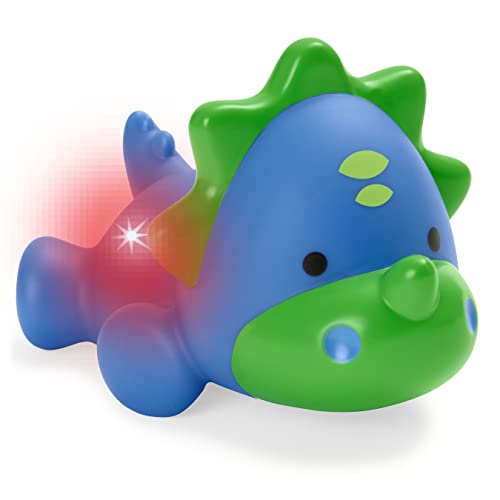 Skip Hop Light Up Bath Toy Dinosaur, blue