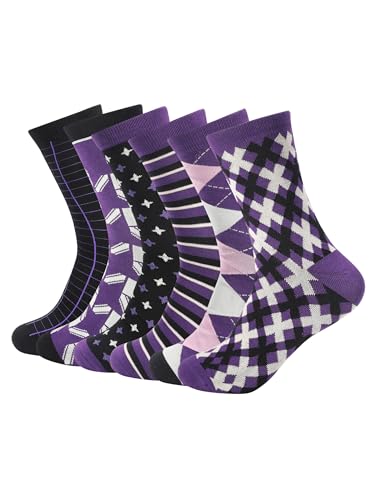 Dress Socks Combed Cotton Anti Odor Quick Dry Moisture Wikcing Size 8-13 Crew Socks