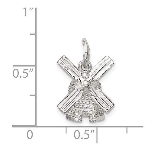 Sterling Silver Windmill Charm2