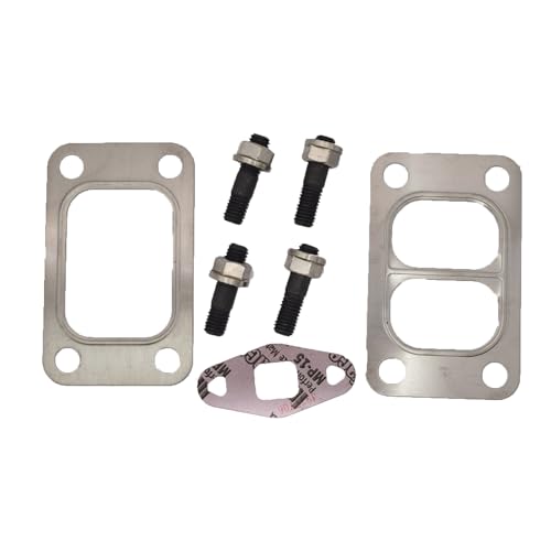 Image of Turbo Mounting Studs Bolts Gasket Set Installation for Dodge Ram 5.9L Cummins 6B 4B3.9L 89-02