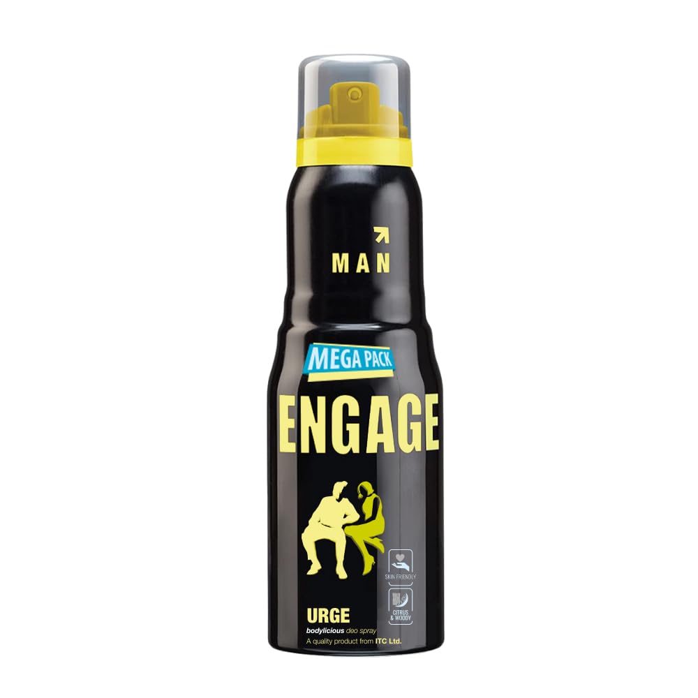 Engage Urge Deodorant for Men, 220ml Deo Body Spray