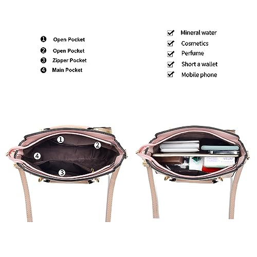 Image of Xiaoyu Fashion Purses and Handbags for Women Ladies Crossbody Bags Top Handle Satchel Shoulder Bags Small Totes