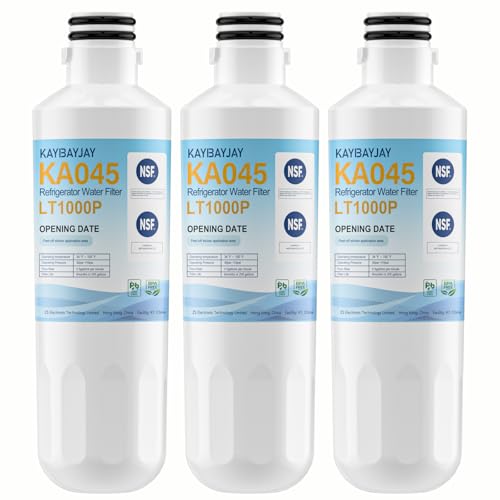 LT1000PC Replacement Water Filter Replacement for LT1000PC/PCS LT1000PC LT-1000PC MDJ64844601 ADQ747935 ADQ74793504 Filter 6 Months 300 Gallons 3 Count Pack Of