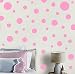 Create-A-Mural : Pink Polka Dot Wall Decals