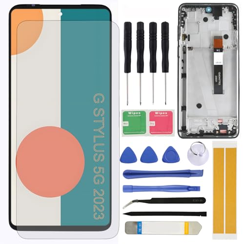 Screen Replacement for Moto G Stylus 5G 2023 6.6'' XT2315 XT2315-1 XT2315-4 XT2315-5 Assembly Digitizer LCD Display Touch Screen with Repair Tools Frame by UYGHHK - Used condition - US$32.46