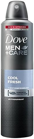 Dove Anti-Perspirant Anti-Transpirant Cool Fresh Men+Care 48H Powerful Protection 250Ml/8.5 Oz (Cool Fresh Men+Care 48H Powerful Protection, 6X 250Ml/8.5 Oz)