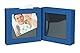 USB-Stick Geschenkbox. Fotobox mit Bildfenster für USB-Stick. Erinnerungsbox für Fotos & Videos. Elegante Aufbewahrung. (Blue)