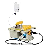 Mingfuxin Upgrade Lapidary Saw, Precision Mini Table Saw Hobby Rock Cutting Saw, Portable Cutting Machine for DIY Wood Lathe Polisher Drilling Machine Tabletop Saws for Jewelry Making, Drilling Crafts