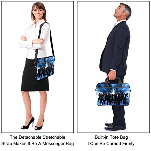 Bolso bandolera para portátil 13.3 con protección acolchada antichoque 4