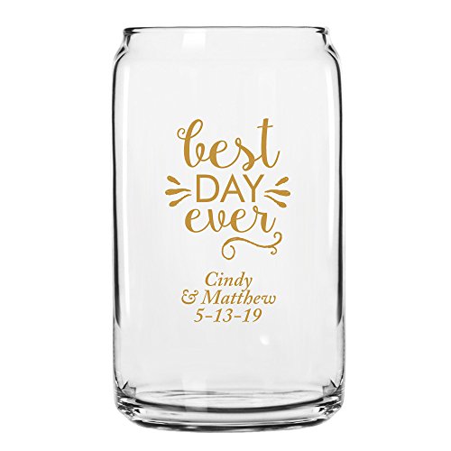 Vaso personalizado impreso color dorado 144 unidades