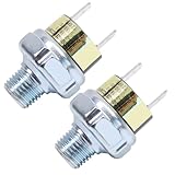 2 Piece Air Pressure Switch 120-150 PSI Tank Mount Thread 1/4' NPT 12V/24V DC Train Horn Valve 120-150psi 1/2 inch Air Compressor Tank Pressure Control Switch