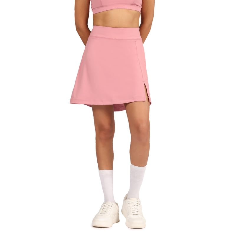 Image of BlissClub Ultimate Skorts | in-Built Shorts | Side Pocket | Side Slit at Hem | Invisible Back Pocket | CloudSoft TM Fabric