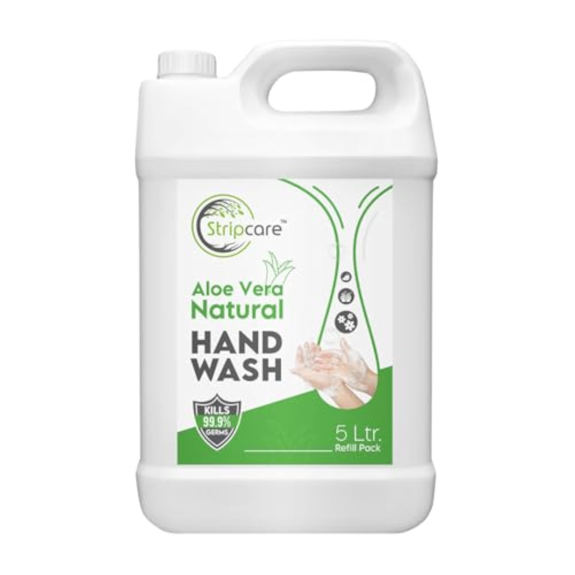 Aloe-Vera Hand Wash Liquid 5L Refill Pack, Nourishing Soap