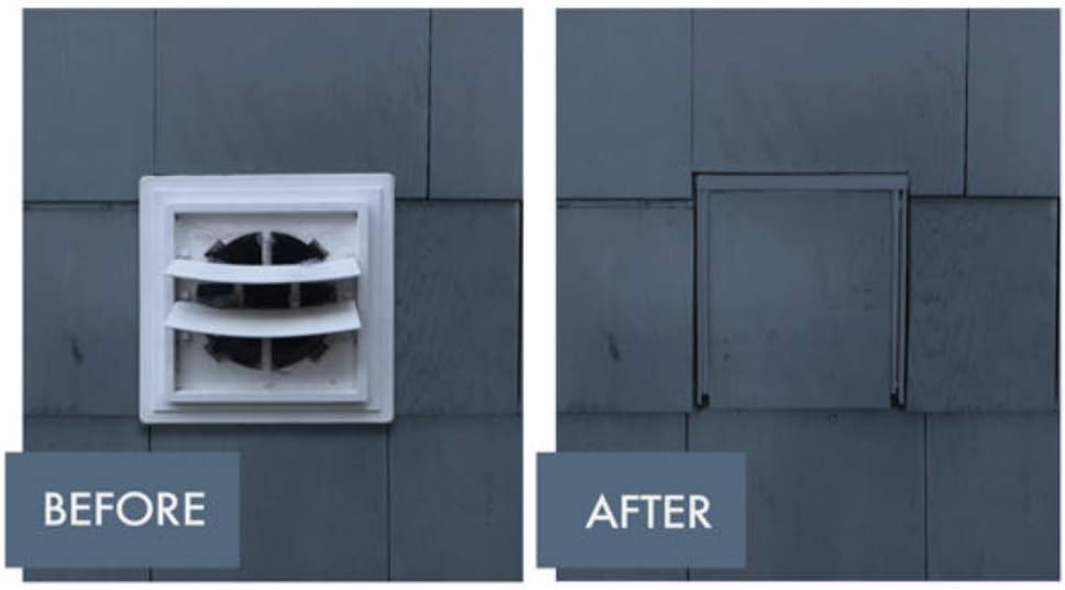 4" round exterior vent for dryers and bathroom fans