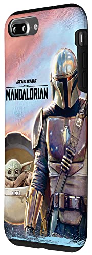 Coque iPhone 7 Plus Star Wars Mandorion protection rigide The Child Grogu