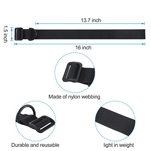 Gejoy 4 Pieces Gun Sling Adapter Adjustable Rifle Sling D Ring Loop Shoulder Strap Attachment For Shotgun Rifle Buttstock thumb #1