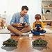 SEBUNAS 1/30 M26 Pershing US Army Remote Control Tank, with Lights and Realistic Sound Effects, can be Used for Toy Battles. A Remote-Controlled Military All-Terrain Vehicle, a Great Gift for Boys.
