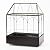 Large Glass Plant Terrarium – House Succulent Glass Terrarium Kit with Lip Glass Greenhouse Terrarium for Plant