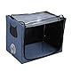 Dpofirs Haustier Vernebler Box, Pet Atomization Cage, Sauerstoffkammer für Katzen und Hunde, Kleine Haustier Sauerstoff Inhalationsbox, Zerstäubungs Sauerstoffbox, Nur für Kleine