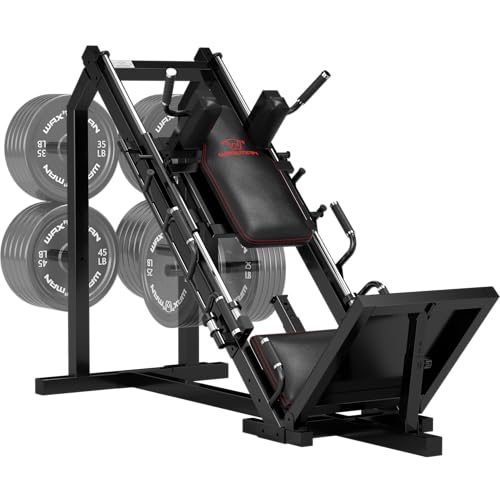 Waxman 2-in-1 Leg Press Hack Squat Machine Combo