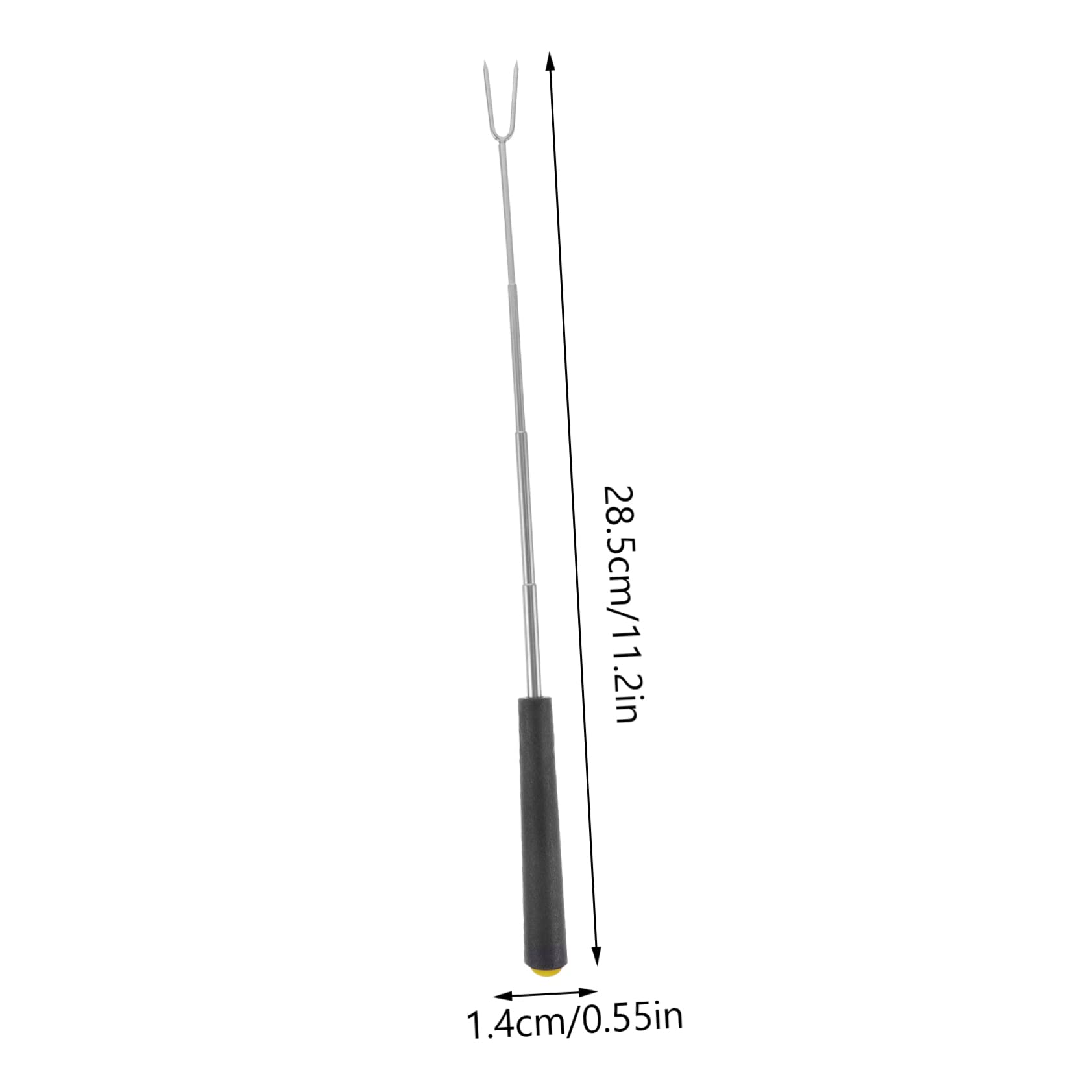Toyvian 6Pcs Barbecue Forks Meat Skewers for Camping and Outdoor Grilling Durable Scald Design for Family Gatherings and Bbq Parties