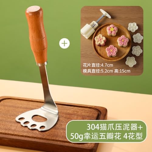 Kitchen Utensil Gadgets Kitchen Gadgets-1109 压土豆泥神器压泥器304不锈钢捣泥按压器捣碎辅食糕点 image 4