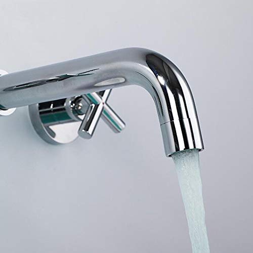 Grifo de baño en latón de proyección cromada con cuerpo oculto para reformas de lujo 4