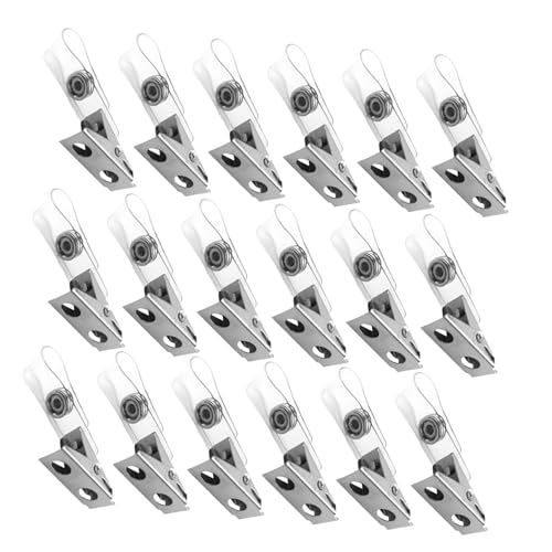 Attaches Badge Métal Professionnelles et Pinces PVC Souples