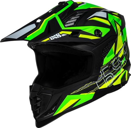 Casque de motocross IXS iXS363 2.0 moto cross noir jaune taille XL 61