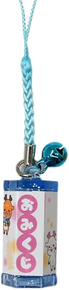 Amazon.co.jp: 白いしかまろくん おみくじストラップ ブルー : 家電