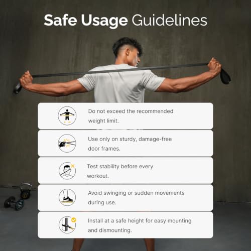 Image of Cult Black Resistance Band (11-30 kg) Black Medium Resistance Fitness Band for Stretching, Pull-Ups, Strength Training, Home & Gym Workouts for Men & Women
