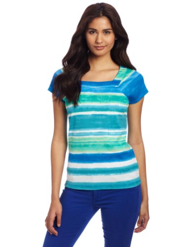 Rafaella Women's Ombre Stripe Top