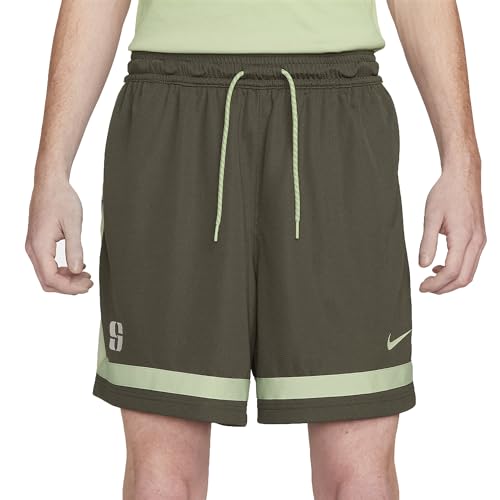 Nike Sabrina Dri-FIT Basketball Shorts (Argo Khaki/Honeydew/Oil Green, FB8425-325) Size Medium