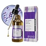REVUELE Retinol Night Siero 30 ml – Siero Notte al Retinolo, Rigenerante e Anti-Età, Migliora Elasticità e Compattezza, Riduce Rughe e Linee Sottili, Pelle Liscia e Luminosa, 30 ml