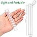 Urekt 116mm Tubes Clear King-Size Plastic Storage Pre Roll Tube Vials with Squeeze Pop Top (50 Pack), Waterproof Odor Sealing Plastic Container Holder Fits Raw Cones 110mm 109mm