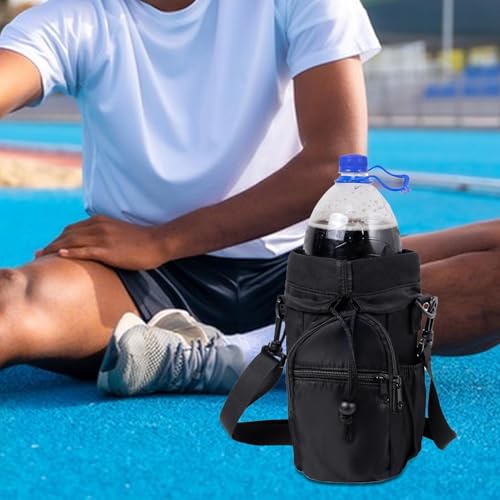 Sac pour bouteille d'eau isolant contre la chaleur avec sangle de transport - 3