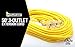 Southwire Outdoor Extension Cord - Power Light Indicator Cable for Heavy Duty Tools - SJTW - 12 Gauge - Water Resistant - High Visibility - Yellow - 50 Foot
