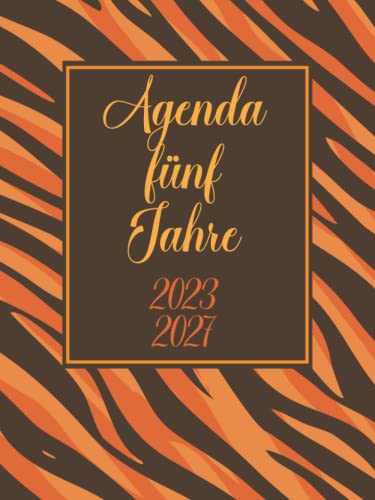 Fünfjährige monatliche Agenda - 2023/2027 Agenda - 8,25 11 Zoll 122 gemessene Agenda - kann als Geschenk präsentiert werden: Eine Agenda, die als ... - Weihnachten und andere besondere Anlässe