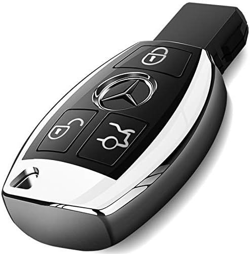 QBUC For Mercedes Benz Key Fob Cover, Key Fob Case For Mercedes Benz C E M S CLS CLK - Foto 5