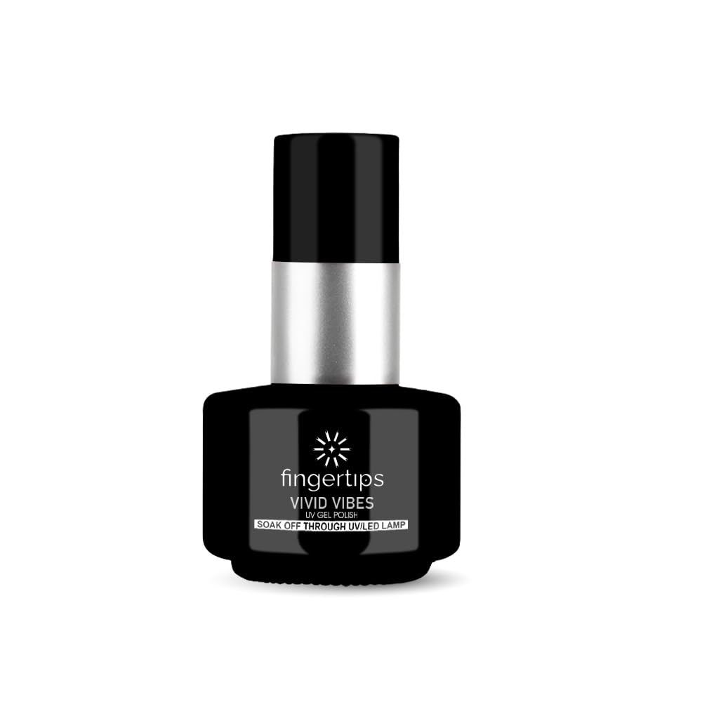 Fingertips Vivid Vibes Gel | Matte Top Coat | for Velvety Finish | Long Lasting, Anti-Chip, UV/LED Curing | Professional Gel Nail Polish (Matte Top Coat) 2