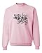 Go All Out 3X-Large Classic Pink Mens Flower Mama Bear Cute Fashion Mother's Day Sweatshirt Crewneck
