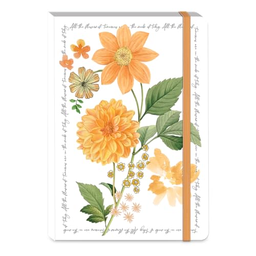 Carnet Punch Studio Notable Florals 50416 souple avec élastique pour ne plus perdre vos notes