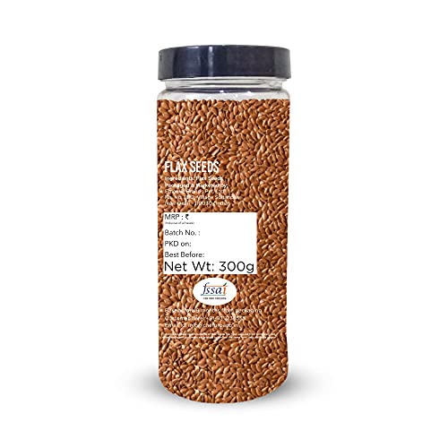Image of Chef Urbano Flax Seeds 300 Gms | Alsi Seed | Raw and Natural | Immunity Booster | Rich in Protein and Fiber | Seeds for Eating | Diet Food (Pack of 2)
