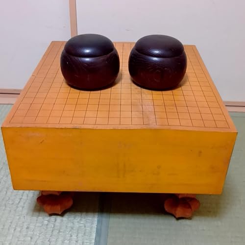 昭和レトロ 脚付き ヘソ有り 囲碁 囲碁版 囲碁盤 厚さ14cm テーブル
