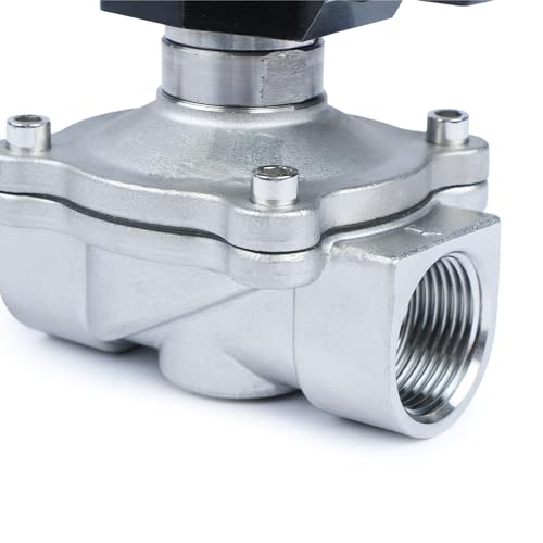 U.S. Solid 1 Inch Solenoid Valve - Stainless Steel 110V Ac Solenoid Valve, Normally Open, Viton Seal thumb #7